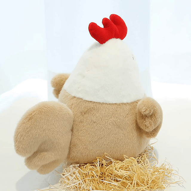 Juguete de peluche de pollo, juguete de peluche regalo de cu