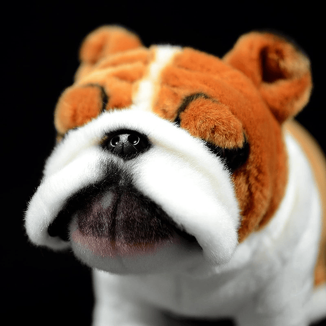 Juguete de peluche Bulldog de simulación – Realista de 12.0