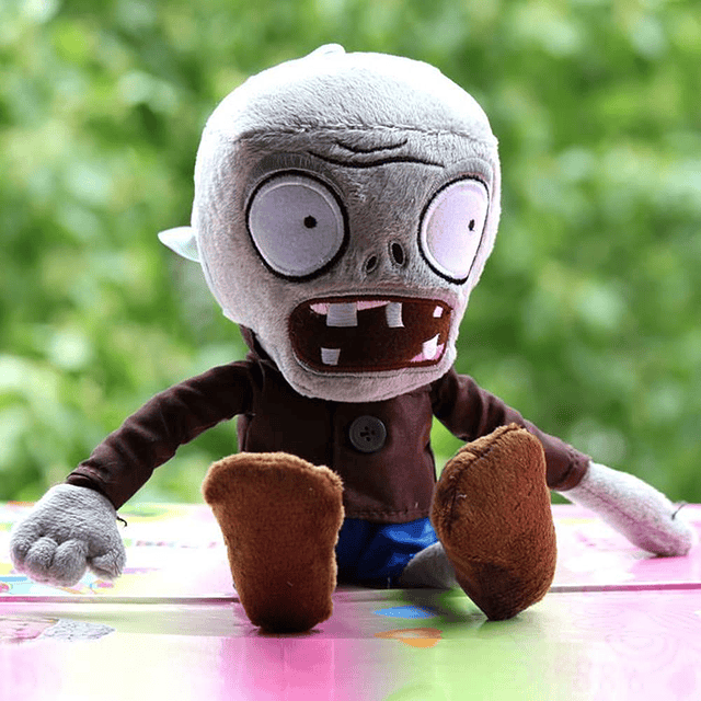 12 pulgadasPVZ Plush Zombies Brown Coat Toys Normal Zombies