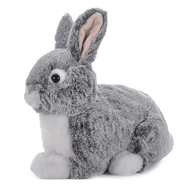 Juguete de conejito de Pascua, animal de peluche, conejo rea