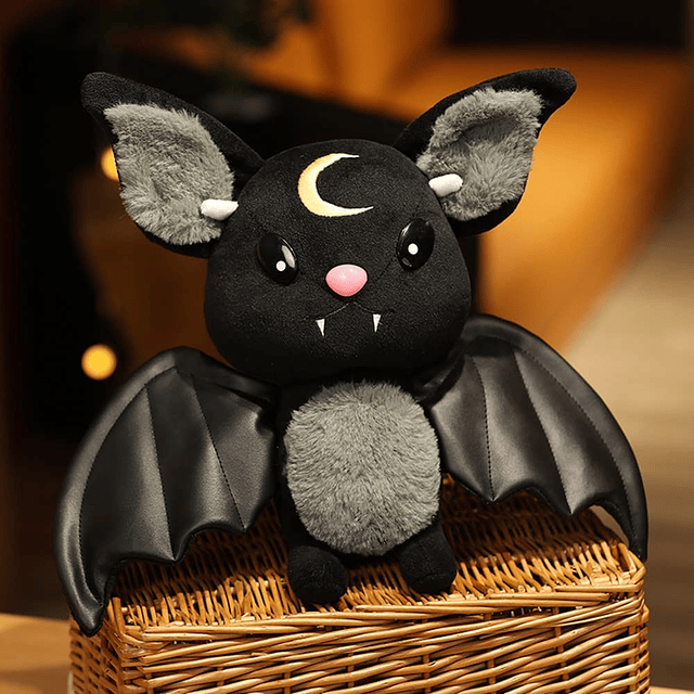 Juguete de peluche de murciélago negro Animal de peluche gó