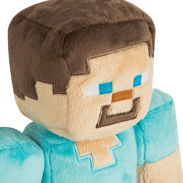 Minecraft Steve Peluche de Peluche, Multicolor, 12 pulgadas