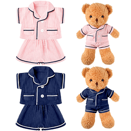 2 juegos de ropa de oso Ropa de animales de peluche Accesori