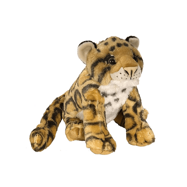 Wild Republic Peluche de leopardo nublado, animal de peluche