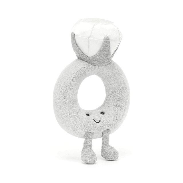 Juguete de peluche con anillo de diamantes Amuseables, 8 pul