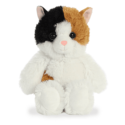 Cuddly Friends Gato Esmeralda de 8 pulgadas, blanco