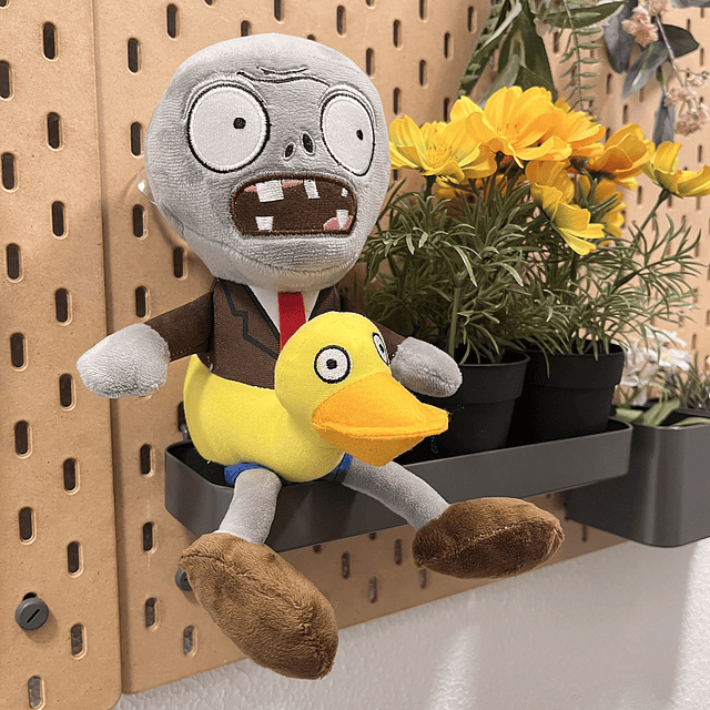 Plants vs Zombies Peluches Ducky Tube Zombie Figura Suave Mu