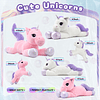 Animal de peluche de unicornio grande de 24 pulgadas, almoha