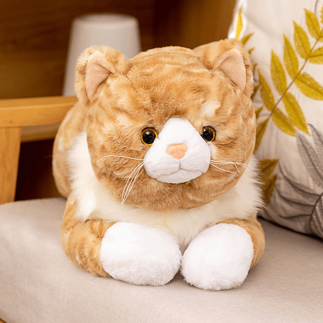 Animales de peluche con peso de gato, 3.9 libras de juguete