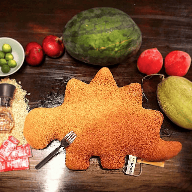 19 pulgadas | 1 libra | Almohada perfumada Stego Dino Nugget