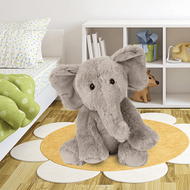 Elefante de peluche adorable y suave juguete de peluche ador