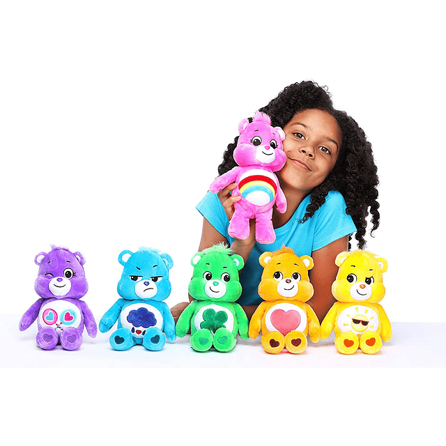 Care Bears Cheer Bear Bean Peluche de Peluche en Rosa