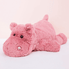 Peluche de hipopótamo de 13,7 pulgadas, peluche de hipopótam