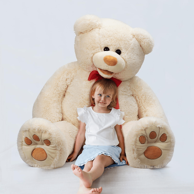 Oso de peluche gigante de 1,2 m, enorme oso de peluche con p