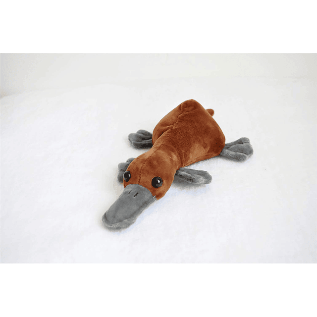 Almohada de felpa suave realista de ornitorrinco de 8,6 pulg