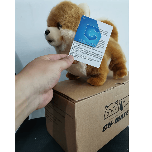 Juguetes de peluche realistas para cachorros de perro de pel