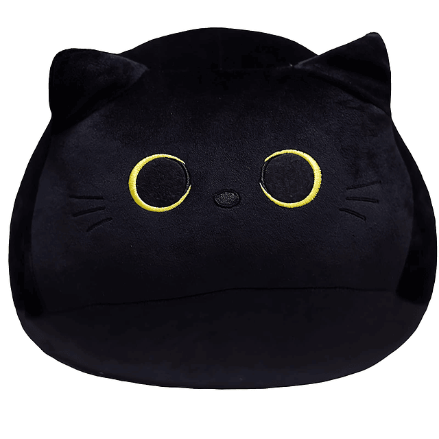 Lindos juguetes de peluche de gato negro de 10 pulgadas, alm