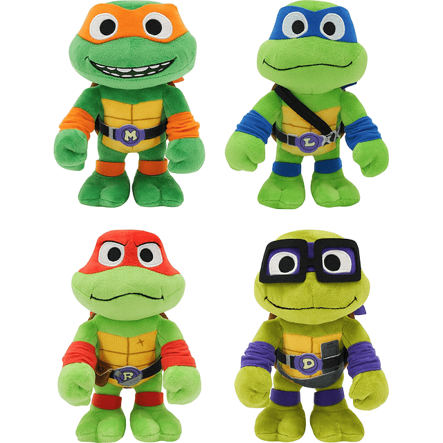 Tortugas Ninja mutantes adolescentes: juguetes de peluche Mu