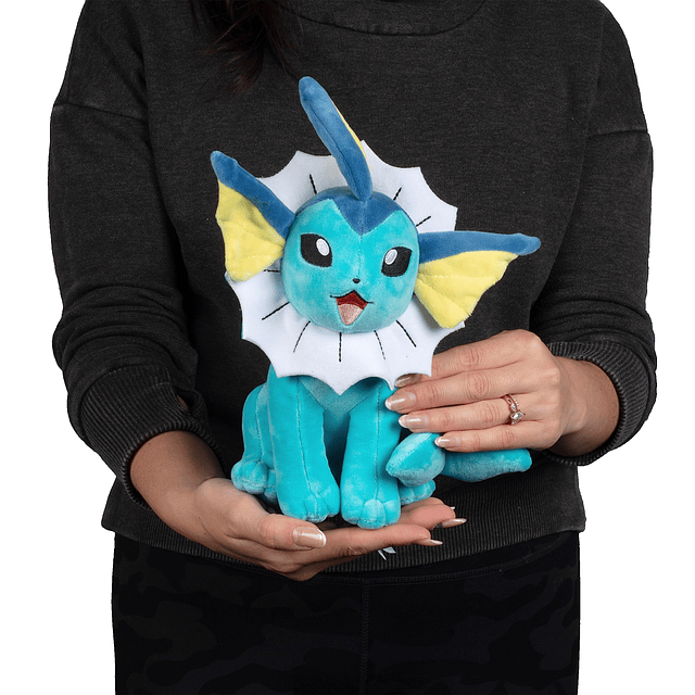 Peluche Pokémon Vaporeon de 8 pulgadas Licencia oficial Ju