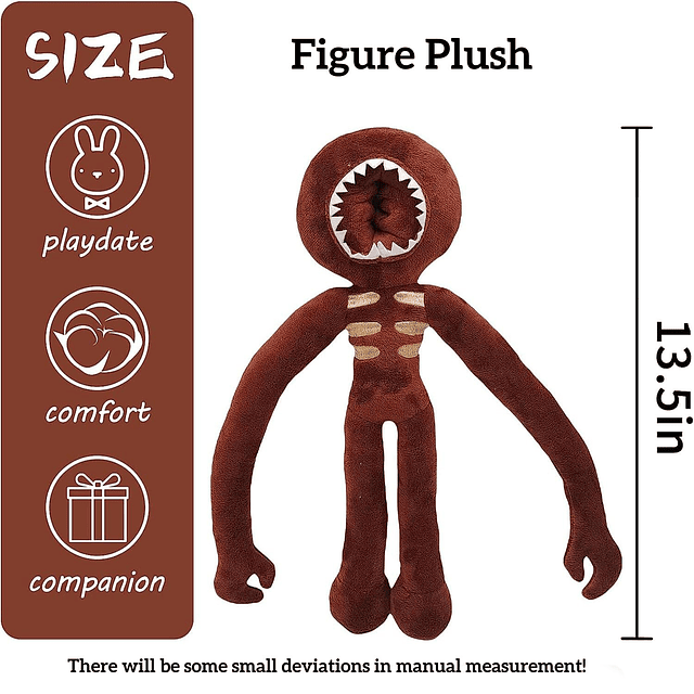 Figura de puertas Juguete de peluche de arcoíris Amigos Pelu