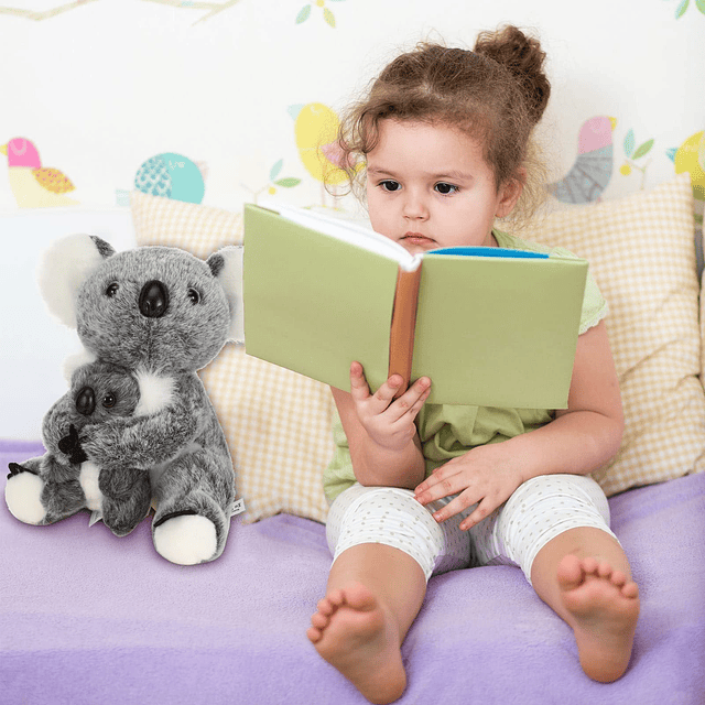 Oso de Koala de Peluche, 2 Piezas, Mamá Koala, Sostiene, peq