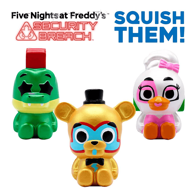 Five Nights at Freddy's Security Breach SquishMe Serie 1 Caj