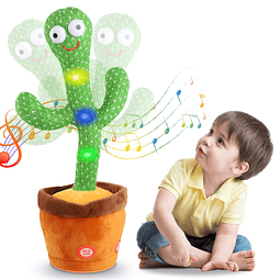 Juguetes de cactus parlantes para niños bailando para bebés