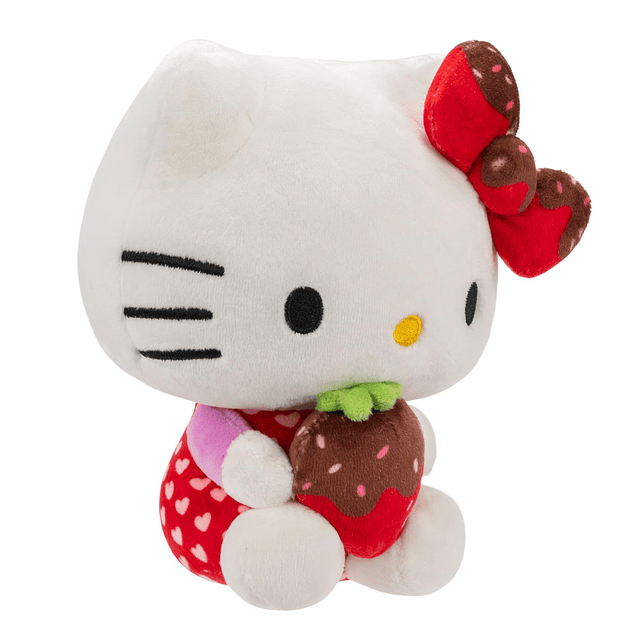 Hello Kitty and Friends Peluche de 8 pulgadas con fresa cubi