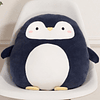 Almohada de felpa de pingüino de 16 pulgadas, manta en una l