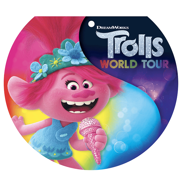 DreamWorks Poppy Peluche de Trolls World Tour, 1 unidad (pa