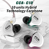 C10 Auriculares intrauditivos con monitor, 10 controladores