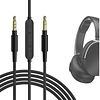 Geekria Cable de audio con micrófono compatible con Skullcan