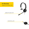 Evolve 20 Mono UC - Auriculares profesionales de comunicació