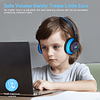 Auriculares Bluetooth para niños, auriculares supraaurales p