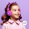 Auriculares de gato para niñas y niños para la escuela, auri