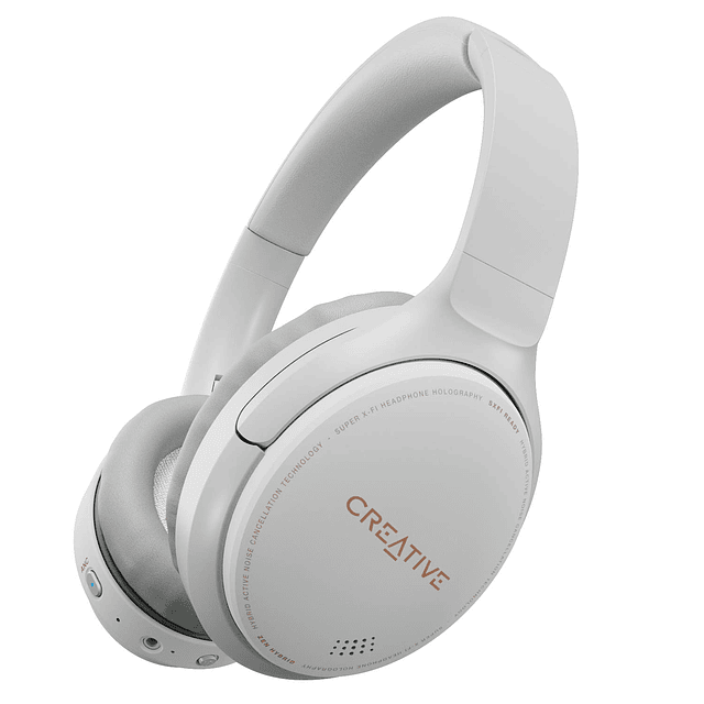 Auriculares supraaurales inalámbricos Zen Hybrid (blancos) c