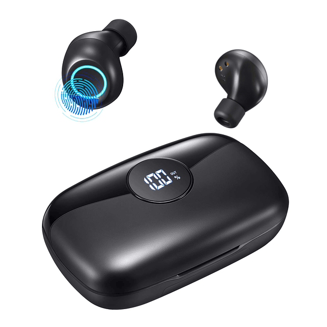 Auriculares inalámbricos verdaderos con Bluetooth, auricular