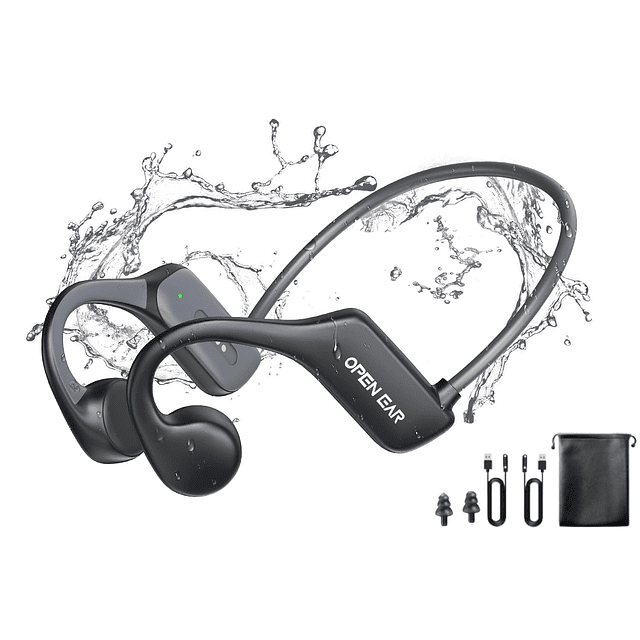 Auriculares de natación impermeables, auriculares de conducc