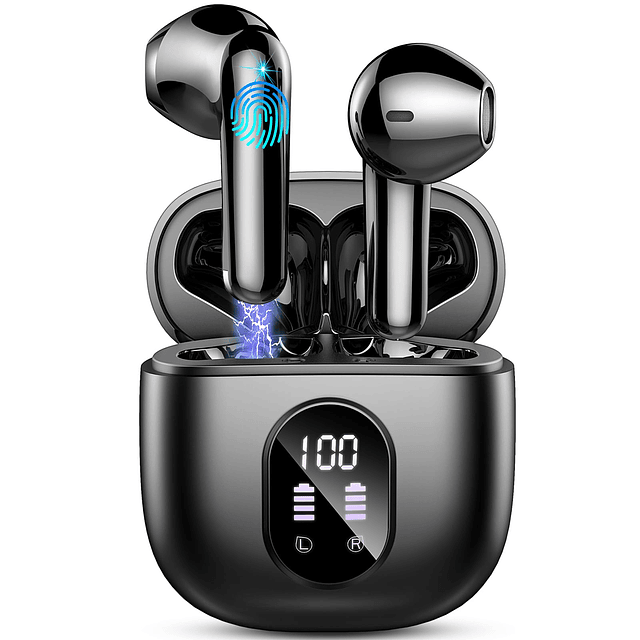 Auriculares inalámbricos Bluetooth 5.3, auriculares estéreo