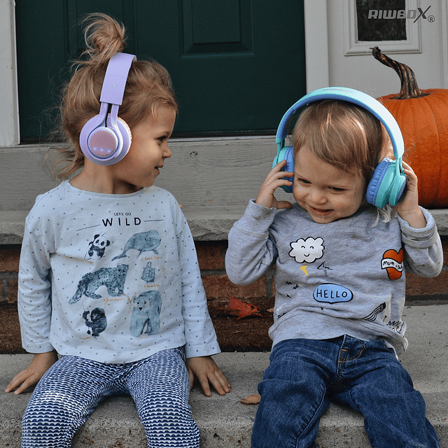 WT-7S Auriculares Bluetooth para niños, Auriculares estéreo