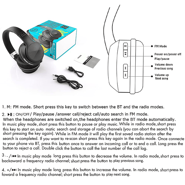 Auriculares supraaurales con cancelación activa de ruido, in