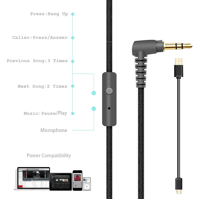 Auriculares Bluetooth, XBT-80 Auriculares Bluetooth Inalámbr