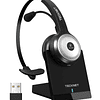 Auriculares Bluetooth 5.2 con micrófono para PC, auriculares