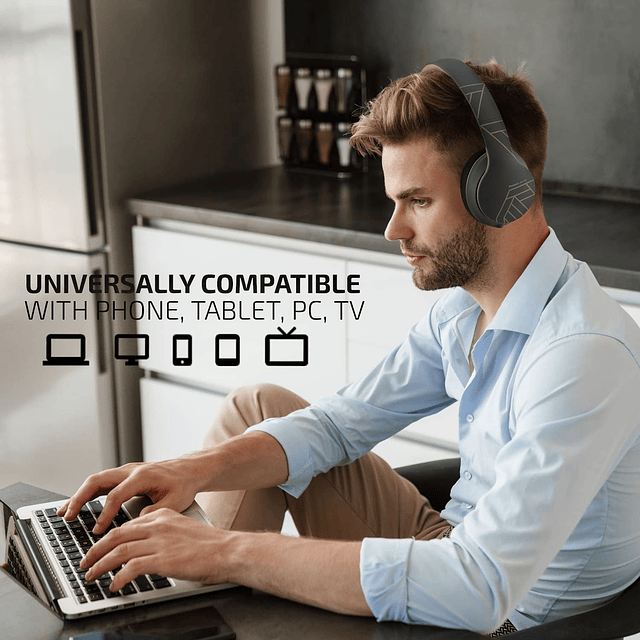 Auriculares inalámbricos Bluetooth, auriculares con micrófon