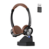 Auriculares Bluetooth con micrófono para PC, tiempo de traba