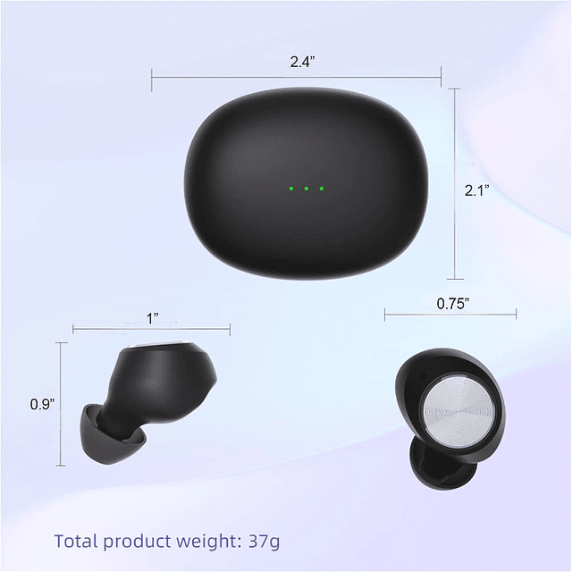 Auriculares inalámbricos K12 con estuche de carga inalámbric