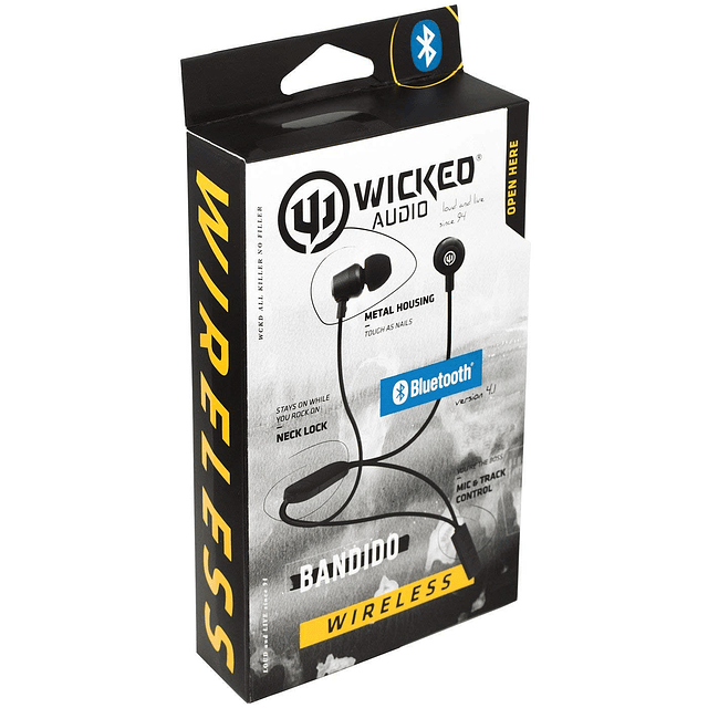 Bandido Wireless - Auriculares Bluetooth con micrófono y con