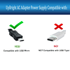 UpBright Cable de carga micro USB de 5 V CC cable de aliment