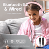 Auriculares para niños con cable y micrófono, Starlet01 Safe