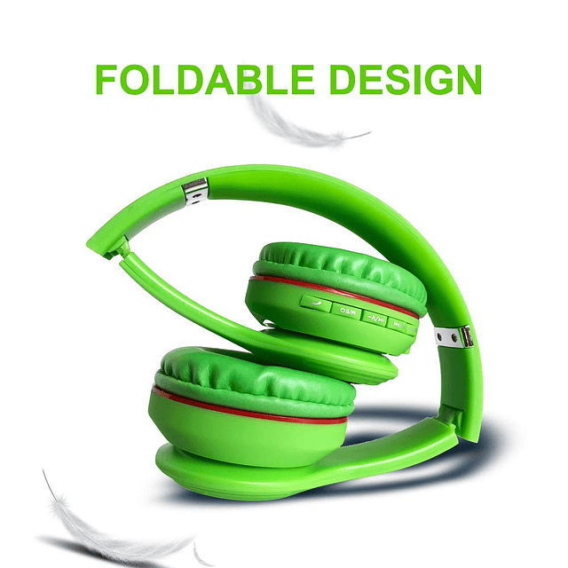 Auriculares Bluetooth para niños, auriculares inalámbricos/c